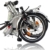 AsVIVA B7 Elektrofahrrad/Faltrad 20 Zoll - E-Bike mit 36V 11Ah Akku das Klapprad/Pedelec, silber - 