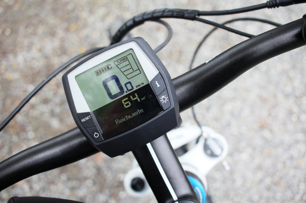 Display an einem E-bike