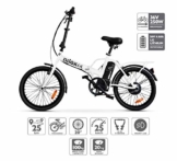 Nilox E-Bike X1 New, Elektrisches Fahrrad Faltend, Weis, One size - 1